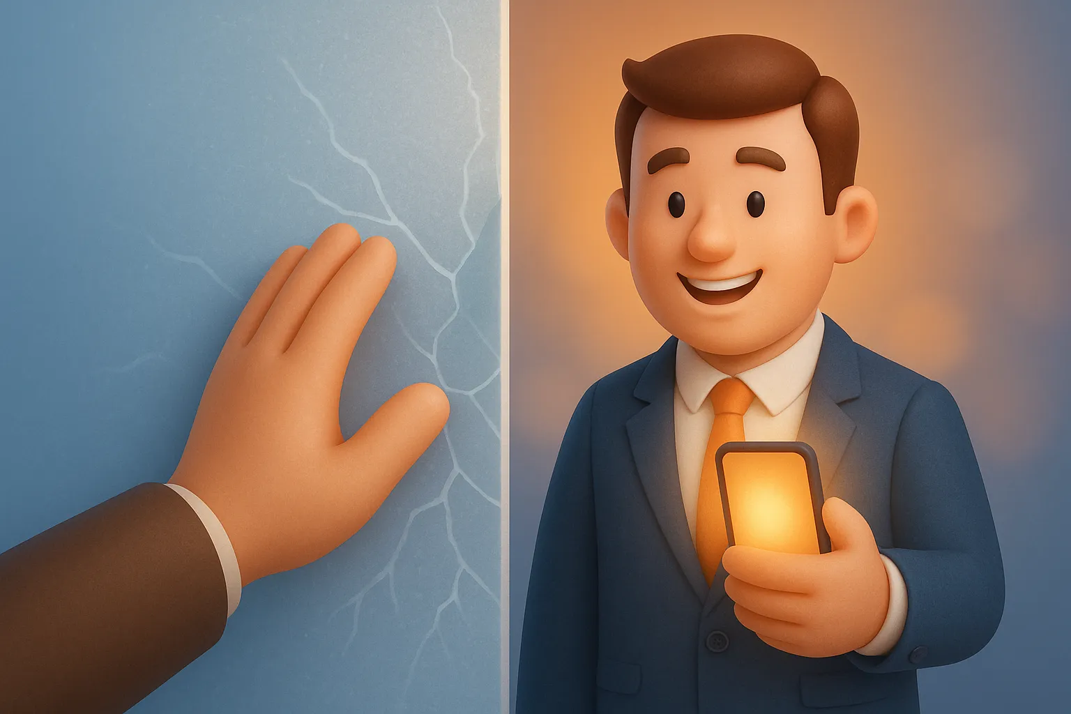 Мобильный телефон, сканирующий QR-код для мгновенной регистрации в программе лояльности AwardEasy