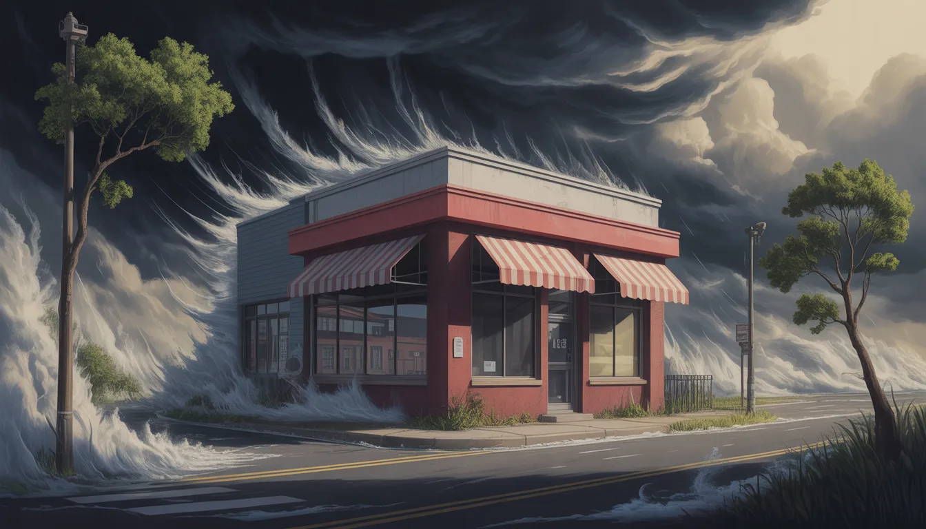 Ноутбук и распечатанные сценарии стресс-тестов «Красная команда» для малого бизнеса на рабочем столе